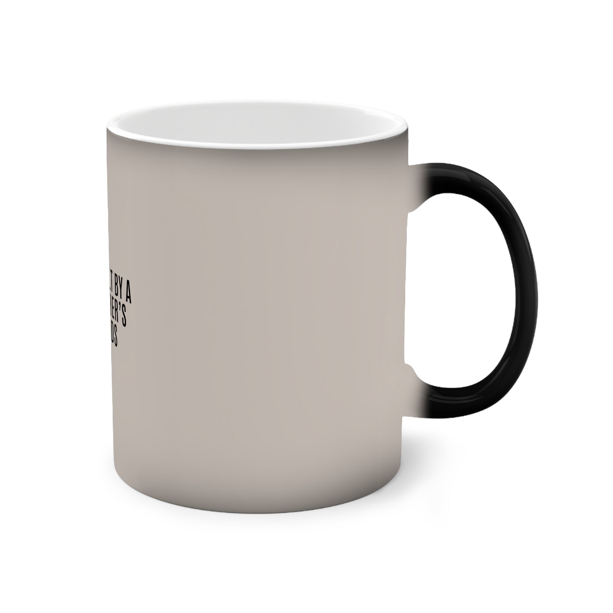 Color-Changing Mug — "Built by a Father's Hands" Dad Gift (11 oz)
