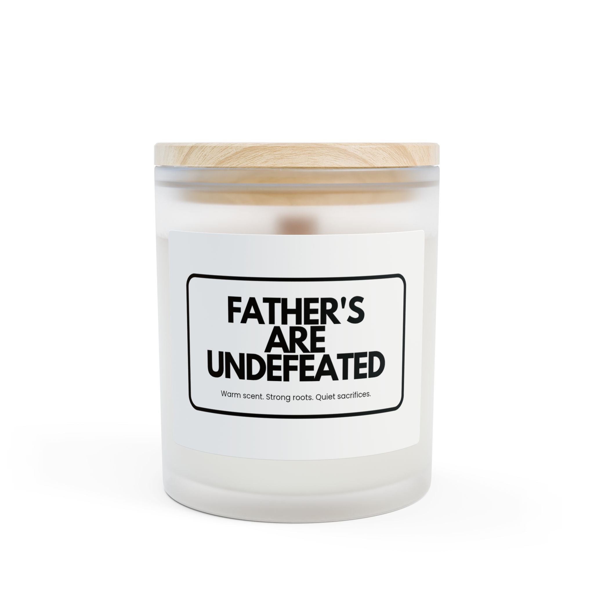 Frosted Glass Candle, 11oz