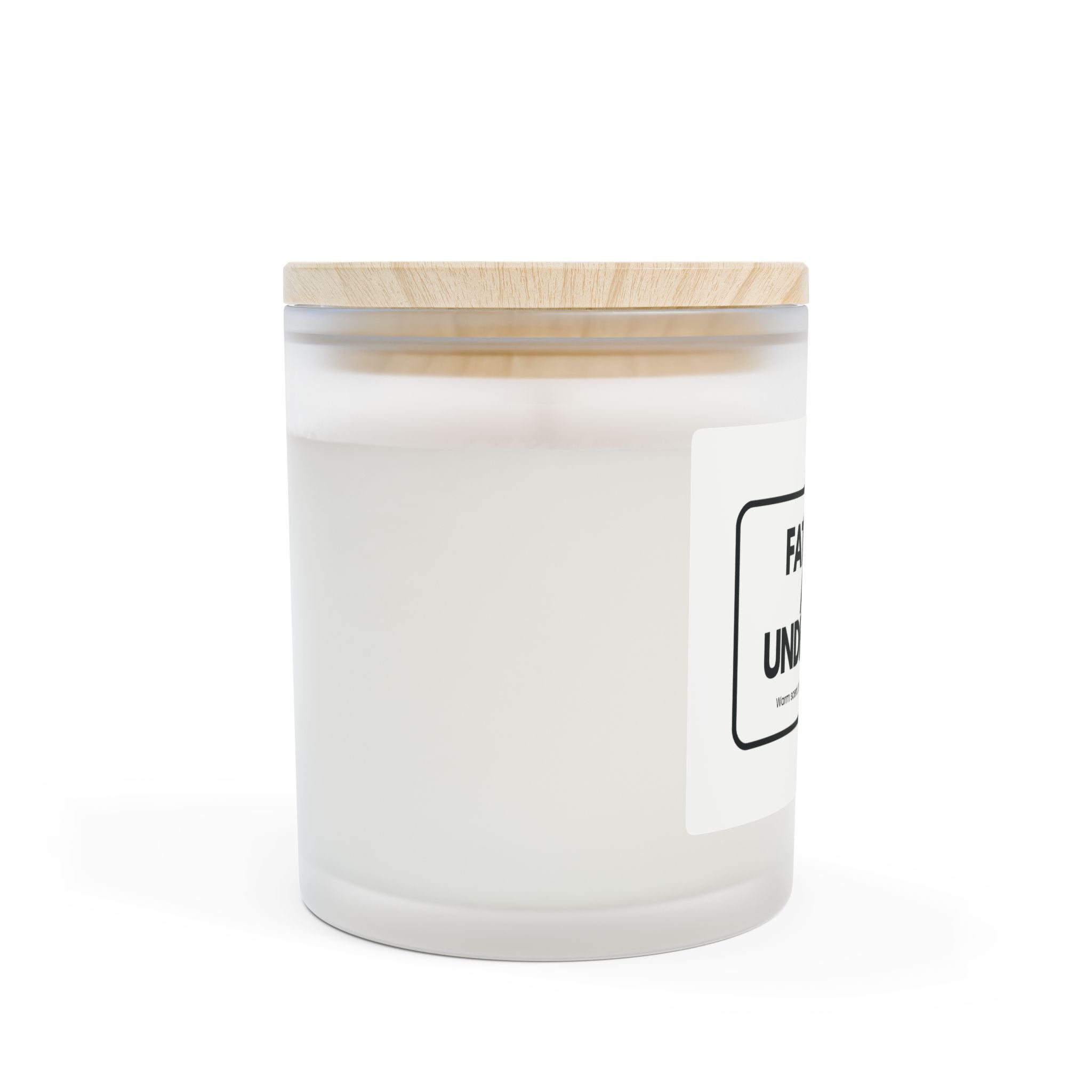 Frosted Glass Candle, 11oz